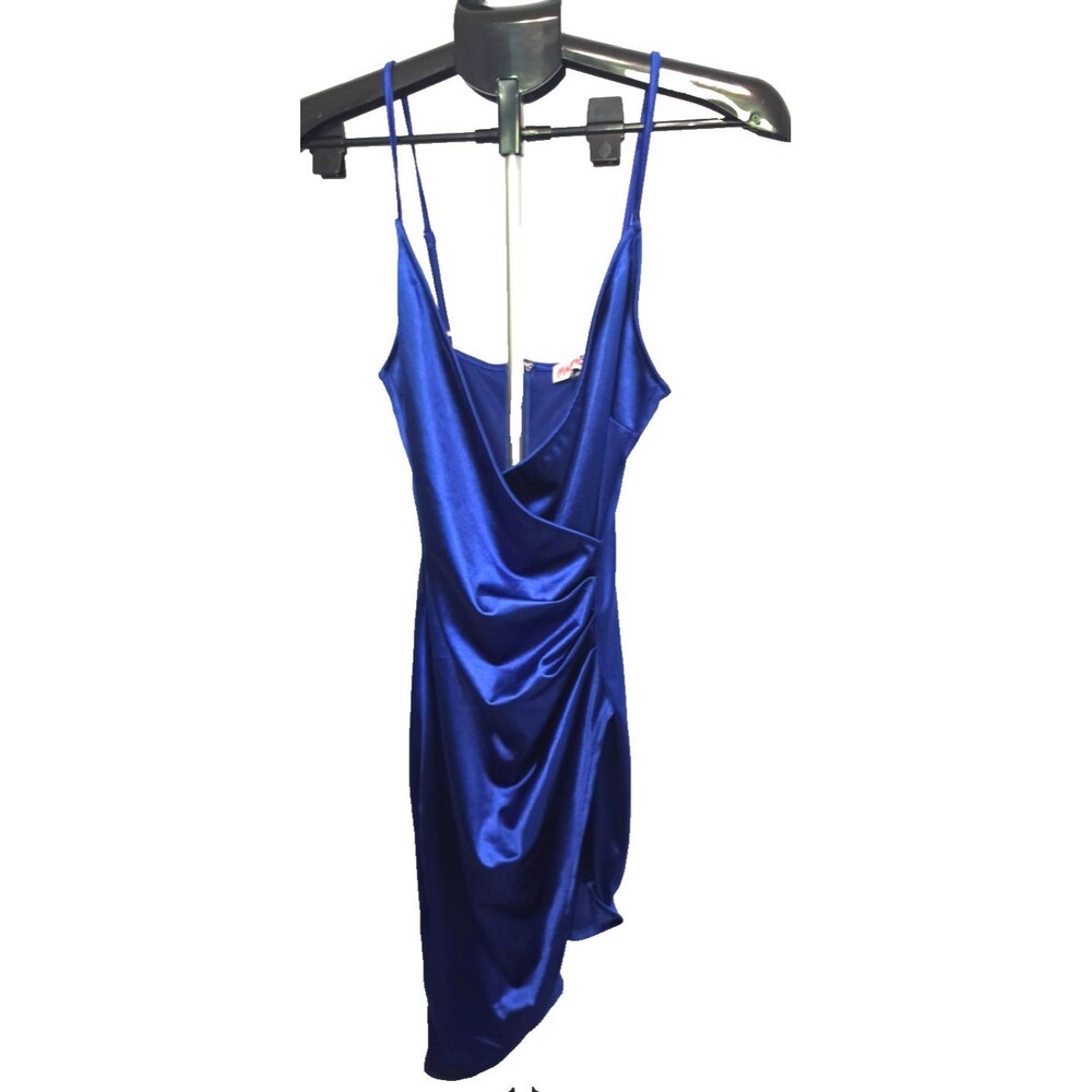 Madrag Body Hugging Royal Blue Dress Size Small S Club Evening Party NEW